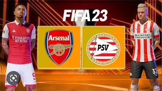 Arsenal vs PSV | Uefa Europa League 2022/23 | PS5 | Fifa 23 FIFA 23 Game