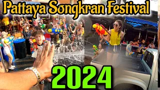 Songkran in Pattaya 2024 | Songkran Festival in Thailand | too much fun 😊