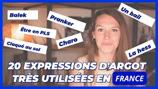 20 FRENCH SLANG WORDS used in France / Comprendre l'argot français des jeunes