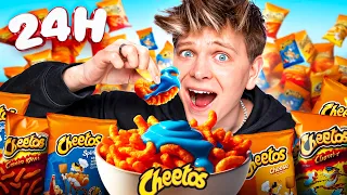 CAŁY DZIEŃ JEM TYLKO JEDZENIE O SMAKU CHEETOS 😱 *24h challenge* | Dominik Rupiński