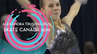 Alexandra Trusova (RUS) | 3rd place Ladies | Short Program | Skate Canada 2019 | #GPFigure