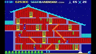 【PC88】カラクリ忍法　全16面プレイ動画　(1984年 ENIX) #PC-8801 #レトロゲーム #PCGAMES #retrogames