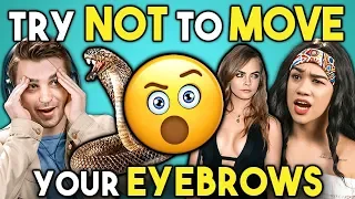 Try Not To Move Your Eyebrows Challenge