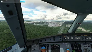 Hairy landing EDDF from EGLL after ATC kept me at FL390 for FAR too long ... 35,000ft in 10 miles