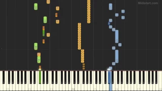 Cosma Vladimir - Sirba (Instrumental Tutorial) [Synthesia]