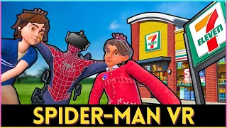 SPIDER-MAN VR TAKES HIS KIDS TO 7-11