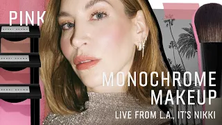 Pink Monochromatic Makeup | Live From L.A., It’s Nikki | Episode 25 | Bobbi Brown Cosmetics