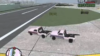 Gta San Andreas-Tow truck train