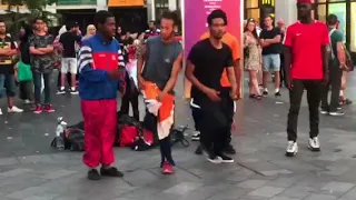 Dance performance at Leicester Square