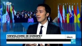 The France 24 Debate: Laurent Pinsolle on borders open to Bulgaria, Romania