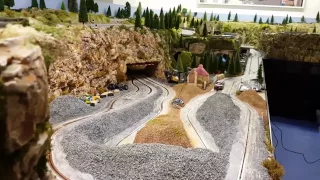 Byron rally , scalextric, slot car track layout