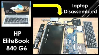 HP Elite Book 840 G6 Laptop Disassembling