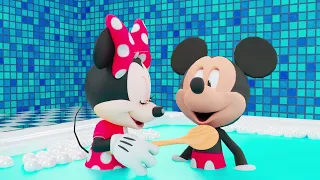 Bath Song | Mickey and Minnie mouse bath song
