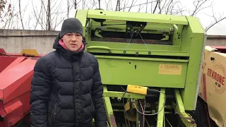 Claas Rolland 46 Как заправить шпагат в рулонный пресс-подборщик