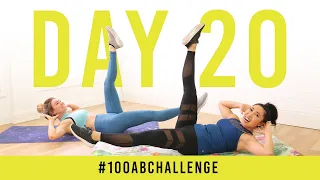 Day 20: 100 Single Leg Drops! | #100AbChallenge w/ Anna Victoria