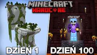 Spędziłem 100 Dni Na OGROMNYM KIBLU w MINECRAFT HARDCORE.. Stało się to..