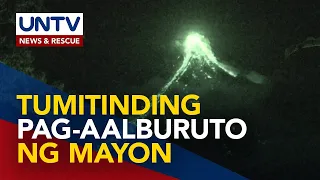 Mga pagyanig, mataas na SO2 emission, naitala sa Mt. Mayon — PHIVOLCS