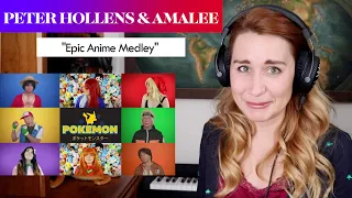 Peter Hollens feat. Amalee "Epic Anime Medley" REACTION & ANALYSIS