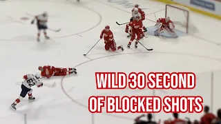 Red Wings block 7 shots in 30 seconds, a breakdown