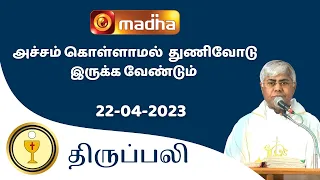 🔴 LIVE 22 April 2023 Holy Mass in Tamil 06:00 PM (Evening Mass) | Madha TV