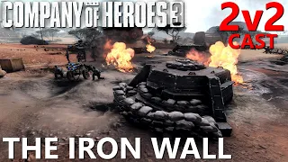 2v2 CAST - Company of Heroes 3 - The Iron Wall