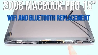 2008 Macbook Pro 15" A1286 WiFi Card Replacement