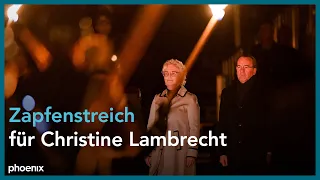 Großer Zapfenstreich für die ehem. Verteidigungsministerin Christine Lambrecht