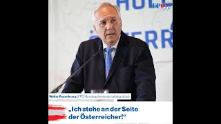 Walter Rosenkranz: „Ich stehe an der Seite der Österreicher!“