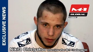 Nikita Chistyakov interview after M-1 Challenge 53