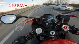 BMW S1000RR 2020 - РАЗГОН ДО 310 КМ/Ч | BMW S1000RR 2020 - ACCELERATION TO 310 KM/H