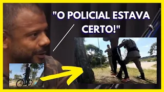 DELEGADO DA CUNHA ANALISA ABORDAGEM AO CICLISTA YOUTUBER | Cortes Podcasts