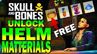 UNLOCK all HELM materials FREE! Skull and Bones