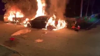 Д. Чукреев лютует в ответ на поджог его машины.