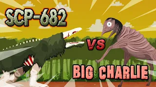 SCP-682 vs Big Charlie | Creepy Giants Tournament | Monster Animation