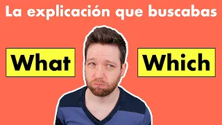 DIFERENCIA entre WHAT y WHICH en inglés explicación en español con ejemplos