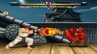 FLASH vs RYU - High Level Awesome Fight!