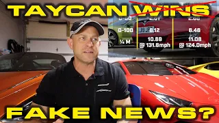 FAKE NEWS * Top Gear used OLD test Numbers for Porsche Taycan Turbo S vs Tesla Model S Race