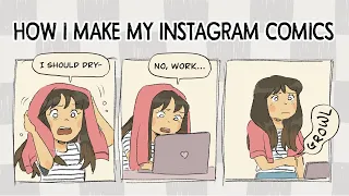 How I Make Comics for Instagram on Procreate 🖋 DRAW WITH ME