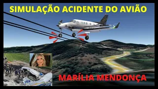 Simulação mostra como foi o acidente com avião que levava Marília Mendonça