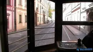 Ringhoffer history tram in Prague city (Prague public transport) (year 2011)