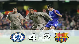 مباراة تشيلسي و برشلونة 4-2 ◄ تشامبيونز ليج 2005 [ مباراة لاتنسي ] HD