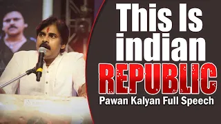 JanaSena Chief Sri Pawan Kalyan Speech (without trims) at Republic Pre release event | Pawan Kalyan