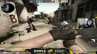 S1mple playing matchmaking (CS:GO) 08.10.2017