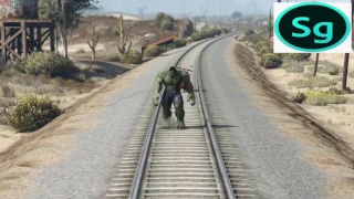 Can hulk stop the train? Gta5 mods