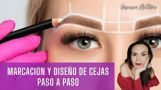 Diseño y Marcación de Cejas antes de un Microblading Paso a Paso