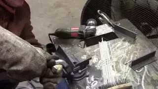 MIG Welding in the 1F Flat Position Carbon Steel