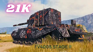 21K Damage with FV4005 Stage II 10K & FV4005 Stage II 11K Damage World of Tanks #wot