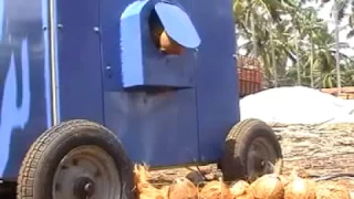 Coconut Dehusker | Coconut Dehusking Machine | 2 Hp | 3 Hp | 7.5 Hp | 500 - 2000 Coconuts P/H  | KCI