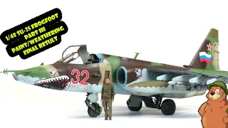 Zvezda 1/48 Su-25 Frogfoot Part III Paint, Weathering final