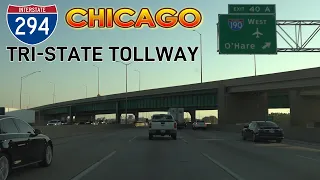 I-294 Tri-State Tollway SB: Chicago's High-Volume Bypass